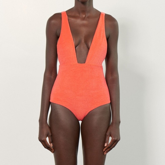 Mara Hoffman | Audrey Cotton-blend Terry Swimsuit - Picture 6 of 7